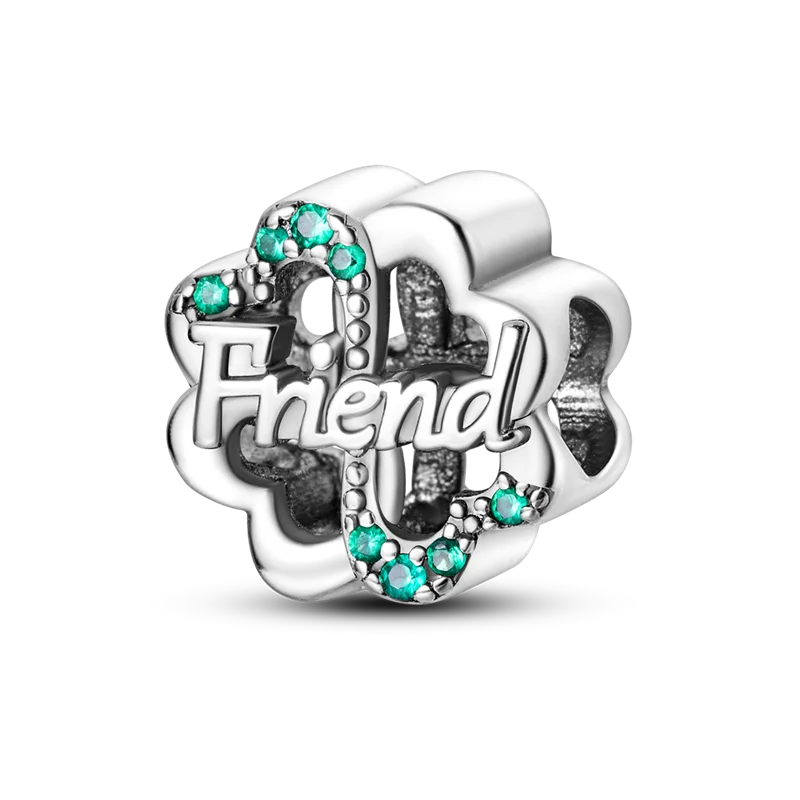 Sterling Silver Green Series Flower Tree Apple Pendan