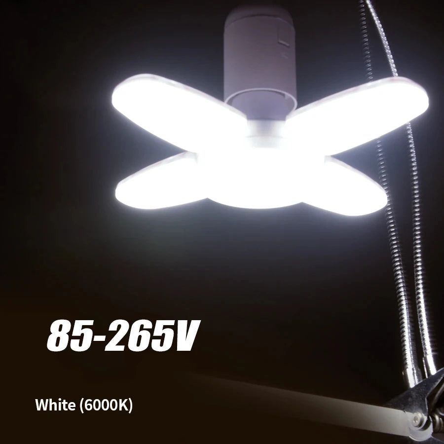 Foldable Fan Shape LED Bulb Lamp