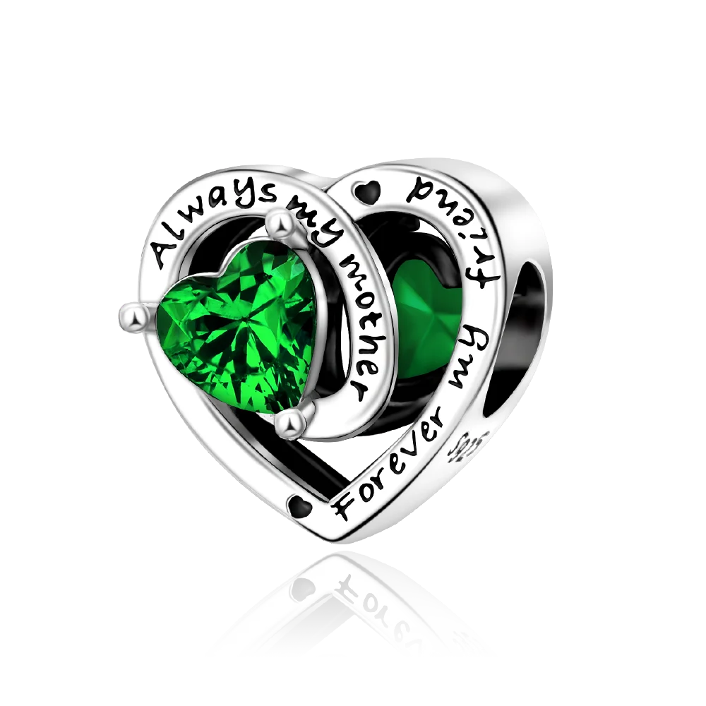 Sterling Silver Green Series Flower Tree Apple Pendan