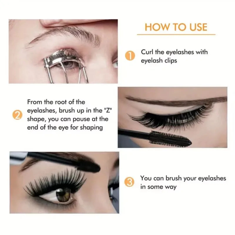 Waterproof 4D Mascara Thick Long