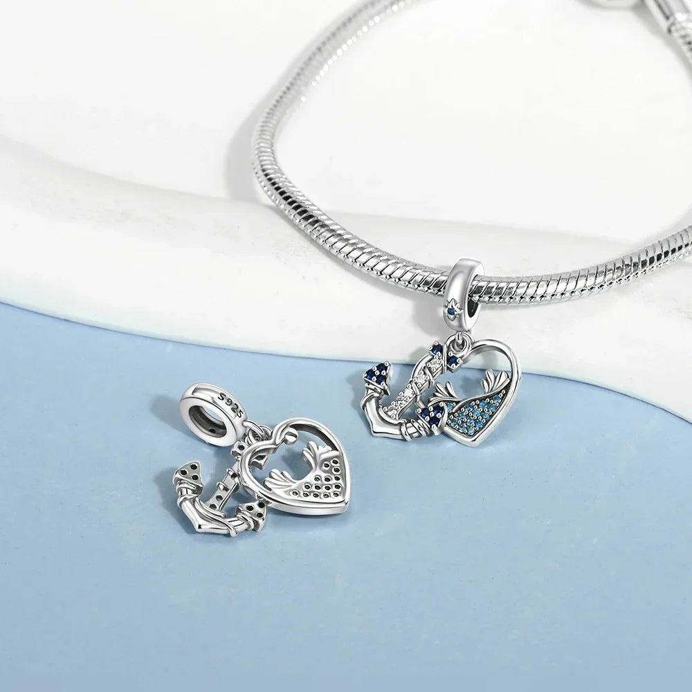 Sterling Silver Fit Original Bracelet Necklace Womens