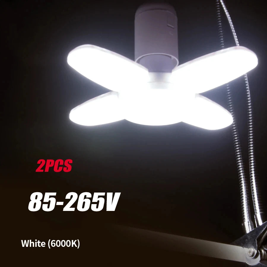 Foldable Fan Shape LED Bulb Lamp