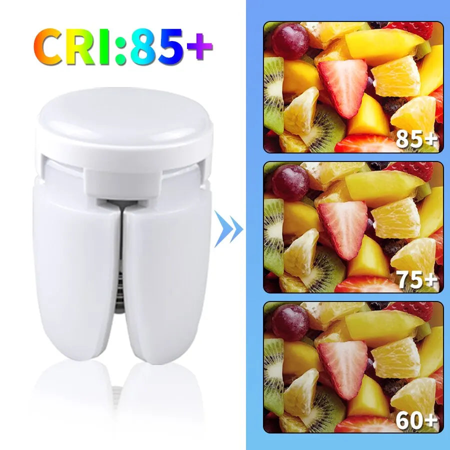 Foldable Fan Shape LED Bulb Lamp