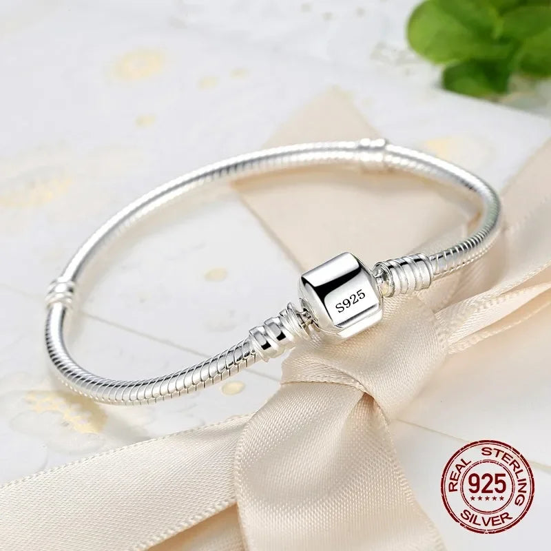 Bracelet Soft Smooth Snake Bone Bracelets for Women