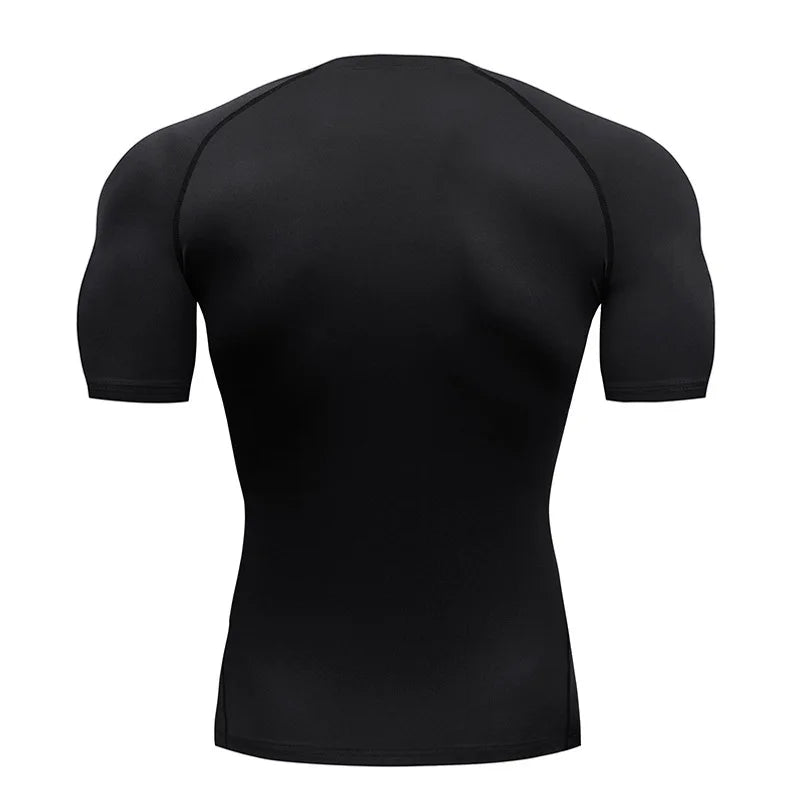 New Compression Shirt Men Fitness Gym Sport