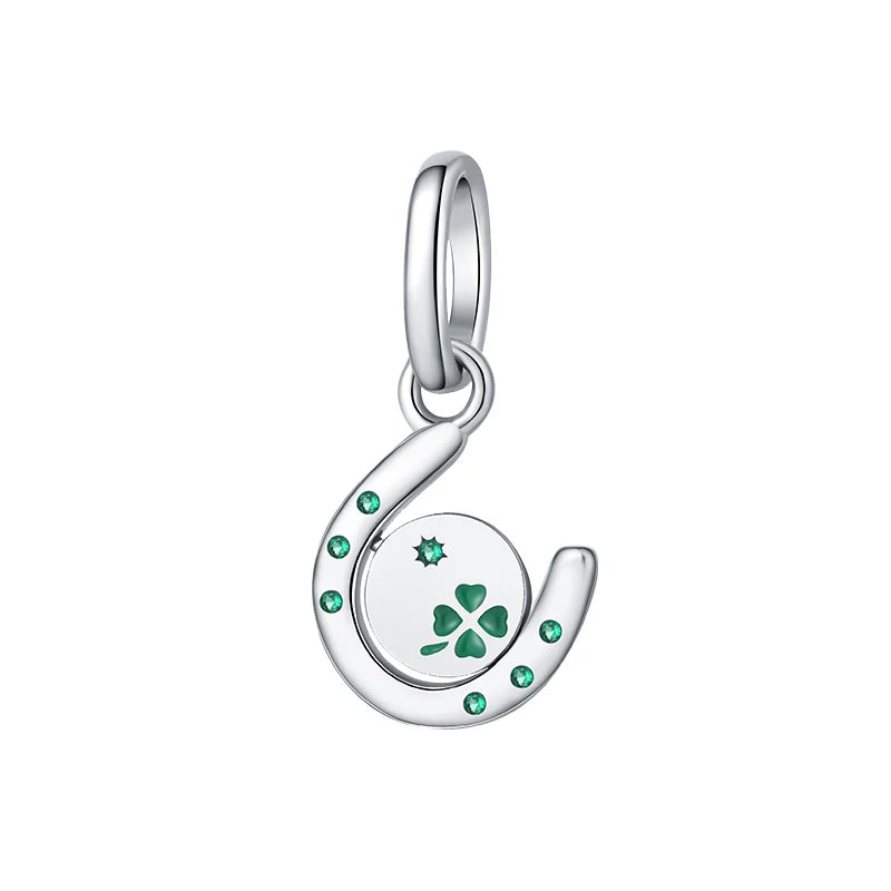 Sterling Silver Green Series Flower Tree Apple Pendan
