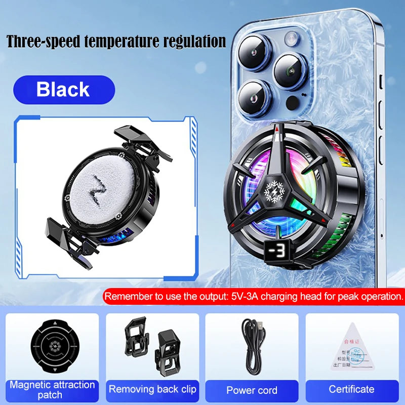 cooling fan mobile cooling fan for gaming cooler Portable fans for Processor cell phone cooler for phone cooling fan for phone