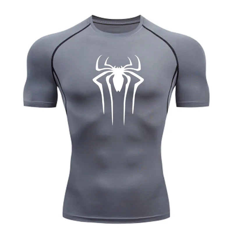 New Compression Shirt Men Fitness Gym Sport