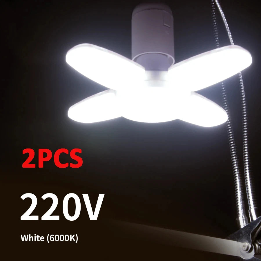 Foldable Fan Shape LED Bulb Lamp