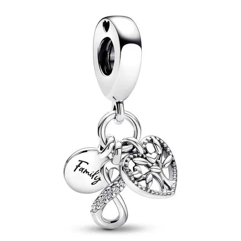 Sterling Silver Fit Original Bracelet Necklace Womens