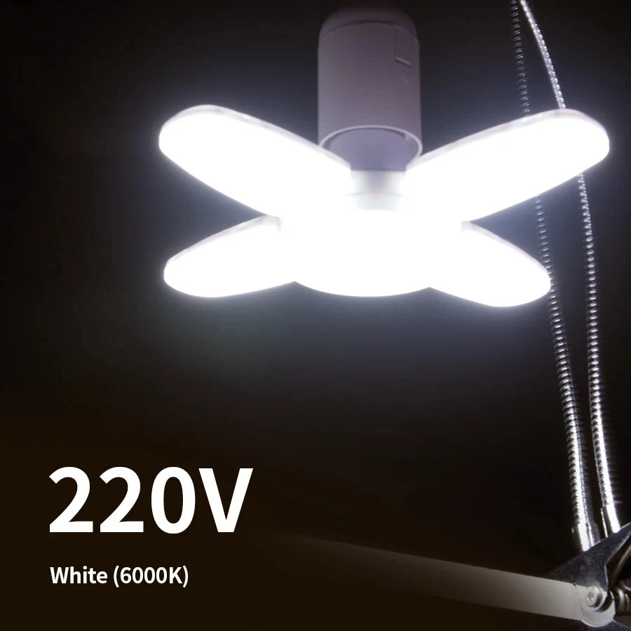 Foldable Fan Shape LED Bulb Lamp